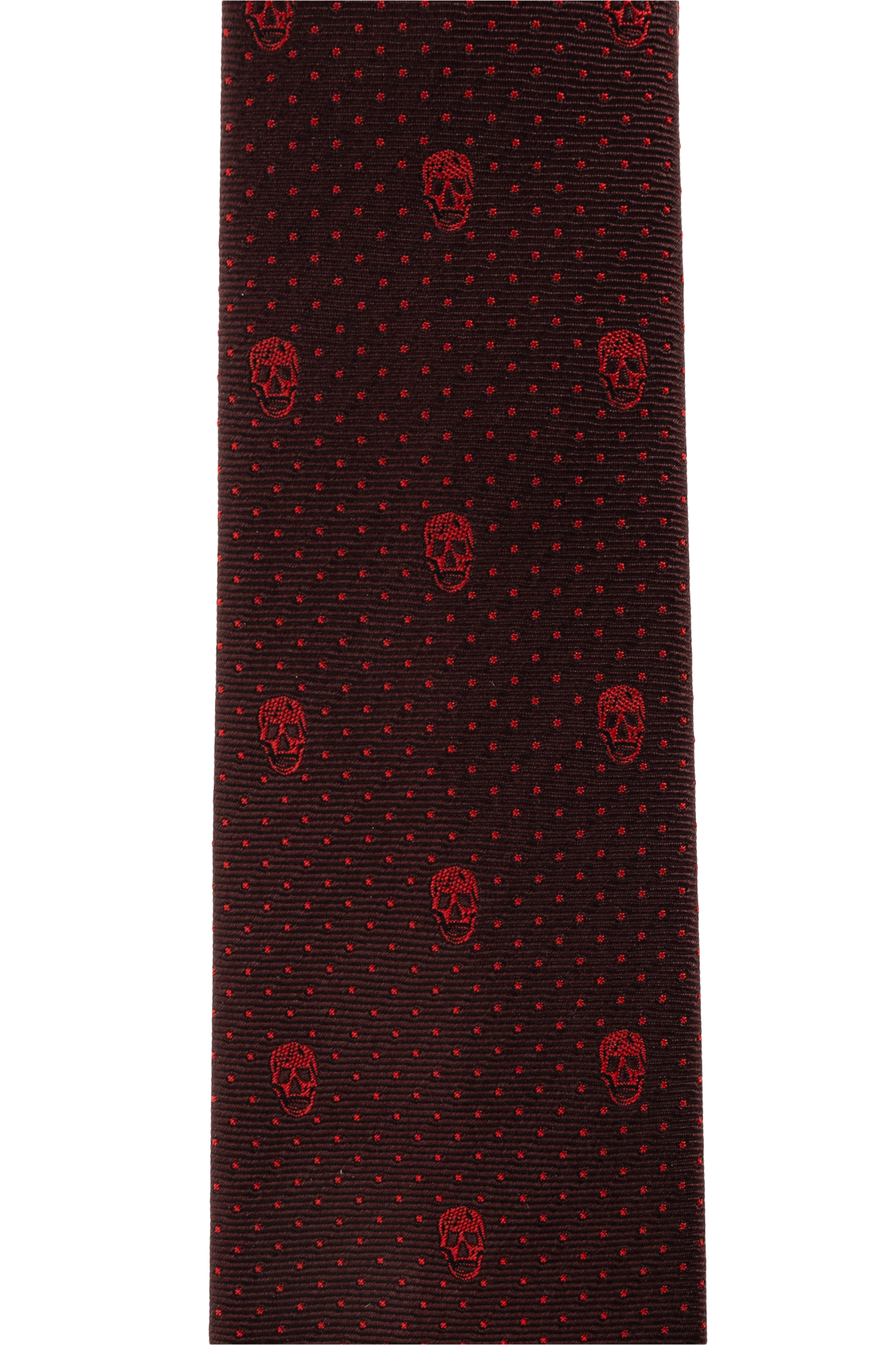 Alexander McQueen Silk tie with distinctive skull motif | Men's